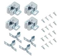 DOETYD 4 Pack Door Catch Stainless Steel Cupboard Latch Closet Catch for Cupboard Cabinet Wardrobe Door