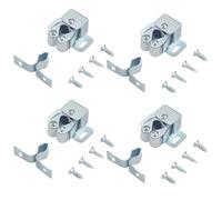DOETYD 4 Pack Door Catch Stainless Steel Cupboard Latch Closet Catch for Cupboard Cabinet Wardrobe Door