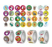 DOETYD 4 Volumes 2000pcs Stickers for Children Reward Stickers Motivational Stickers for Incentive Kids Suitable for School Classroom