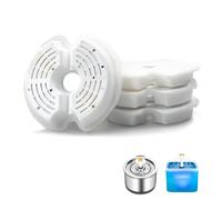 DOETYD 4PCS Cat Drinking Water Fountain Filters,Universal Filters Replacement Kit for 2L/2.5L Pet Water Fountain