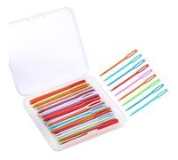 DOETYD 50 PCS Plastic Needles Blunt Hand Sewing Needles for Yarn, Large Eye Darning Needles for Knitting Tapestry Embroidery & Threading Wool, 7CM/2.76 Inch