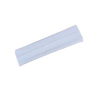 DOETYD 5cm Wide Headbands for Women and Men, Stretchy Cotton Jersey Headbands for Girl, Sport Elastic Headbands for Yoga Running and More, White