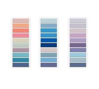 DOETYD 600pcs Colored Sticky Tabs Page Markers Tabs Transparent Annotation Tabs for Index Reading Book File Notes Office School