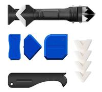 DOETYD 9 PCS Silicone Remover Tool Sealant Remover Tool Silicone Remover Tool for Caulking Grout Remover Finishing Kitchen Bathroom