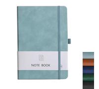 DOETYD A5 Journal Notebook 192 Pages 14.5 x 21cm Work Diary Book with Hardback Cover for Women and Men Office Home School (Lake Blue)