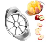 DOETYD Apple Corer Slicer Stainless Apple Slicer Apple Cutting Tool Fruit Cutter for Kitchen Tomato Apple Orange