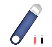 DOETYD Beer Bottle Opener Heavy Duty Stainless Steel Bartender Bar Blade Professional Beer Opener for Bar Restaurant and Kitchen Use, Blue