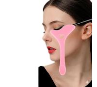 DOETYD Eyeliner Stencils, Silicone Winged Eyeliner Tool, Reusable Mascara Shield, Multi-Purpose Eyeshadow Applicators Guard, Perfect for Beginners Makeup Enthusiasts and Professionals Pink