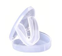 DOETYD Mouthguard Slim Fit, Adult and Junior Sport Mouth Guard Gum Shield with Case for Kids Youth for School Combat Sport, MMA, Rugby, Judo, Soccer and More(Clear)