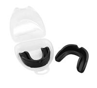 DOETYD Mouthguard Slim Fit, Adult and Junior Sport Mouth Guard Gum Shield with Case for Kids Youth for School Combat Sport, MMA, Rugby, Judo, Soccer and More(Black)