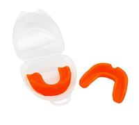 DOETYD Mouthguard Slim Fit, Adult and Junior Sport Mouth Guard Gum Shield with Case for Kids Youth for School Combat Sport, MMA, Rugby, Judo, Soccer and More(Orange)