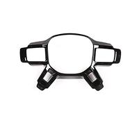 DOFABI Black ABS Car Inner Car Steering Wheel Trim Car Accessory, for Land Rover, Defender 110 2020 steering wheel panel trim cover