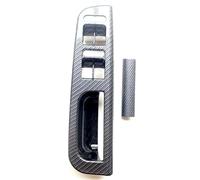 DOFABI Carbon fiber pattern door handle Window switch frame, for VW, for Passat, for B5 98-05 3B186717E 3B4867179B 3B0867180A 3B4867180B 3B4867372 Grab Handle Replacement(Front Left 2pcs)