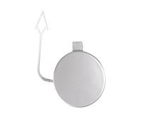 DOFABI For VW, For GOLF VII MK7 2013-2017, 5G0807241 5GG807241 Car Accessories, Front Bumper Tow Hook Cap Towing Eye Cover Towing Eye Cap Replacement(Silver Passenger)