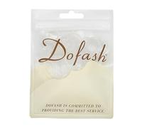 Dofash 2*50MM No Damage Small Elastic Hair Ties Rubber Bands for Hair Elastic Hair Bands Hair Rubber Bands Hair Elastics for Women's Hair - 200pcs(Clear)