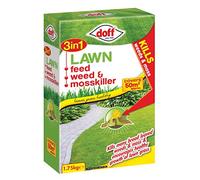 Doff 3-in-1 Lawn Feed Weed and Moss killer, Multi-Colour, 1.75 kg