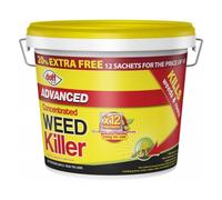 Doff Advanced Concentrated Weedkiller sachets, Home and work Protection,Fast-Acting, Long-Lasting, Easy to Apply, Perfect for Gardens, Paths, and Outdoor Spaces, 12 Sachet in Resealable Tub