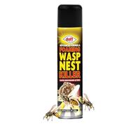 Doff Advanced Formula Foaming Wasp Nest Killer - 300ml - Permethrin & Tetramethrin Wasp Spray - Targets Crawling & Flying Insects - Wasps, Fleas, Moths, Mosquitoes - Indoors & Outdoors