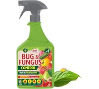 Doff Bug & Fungus Control Spray 1L - Ready-to-Use Insecticide & Fungicide for Plants | Controls Aphids, Whitefly, Mildew & Black Spot | Garden Plant Protection Spray/PESTICIDE FREE