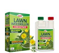 Doff Concentrated Lawn Weedkiller - 200ml Ready for Dilution in Water for Lawn Protection - Kills Vegetation & Rooted Weeds on Lawns & Grassy Areas - Long Lasting Weed Control - Strong Weed Killer