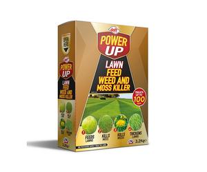 Doff F-LM-C20-DPU Powerup Complete Lawn Feed/Weed/Moss Killer 3.2Kg F-Lm-C20-Dpu