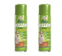 Doff Flea Control Spray, Fast Acting, Long Lasting, Easy Spray Application, Quick Dry, Leak Resistant, Ideal for Pet Owners, Homes Kennels, Veterinary Areas & Indoor Cleaning, 200ml (Pack of 2)