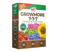 Doff Growmore 7.7.7 Complete Plant Food- 2Kg Fast-Acting Garden Fertiliser for Healthy Growth of Flowers, Vegetables & Fruits - Nutrient Enriched - Encourages Root Development - Ready to Use