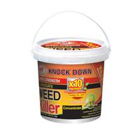 Doff Knockdown Super Strength Glyphosate Weed Killer - 10 x 100ml - Kills Weeds & Roots (326559)