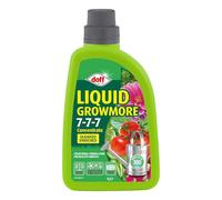 Doff Liquid Growmore Concentrate - 1L Fast-Acting Plant Feed for Healthy Growth of Flowers, Fruit, Vegetables & Shrubs - Liquid Seaweed Plant Food - Encourages Root Development - Makes 300L Feed