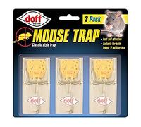 DOFF Mouse Trap Pack of 3 Wooden