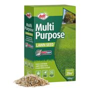 Doff Multipurpose Lawn Seed Plus Procoat - 500g Lawn Feed Treatment for Gardens - 100% Coated Seed for Bird-Resistant, Hard-Wearin