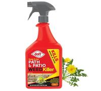 Doff Path & Patio Weedkiller - 1L Ready to Use Spray for Garden Protection - Kills Deep Rooted Weeds from Pathways to Driveways - Long Lasting Weed Control - Strong Weed Killer