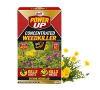 Doff Power Up 360 Super Concentrated Weedkiller 250ml - Systemic Garden Weed Control - Kills Weeds & Roots - Treats up to 400 sq.m - Makes up to 10L Solution - Glyphosate Formula
