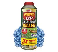 Doff Power Up Slug & Snail Killer - 3X More Powerful, 3X More Coverage Slug Pellets for Gardens & Homes - Rainproof & Fast-Acting