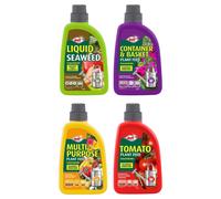 Doff Set of 4 Liquid Plant Feed Set Doff Multicolor