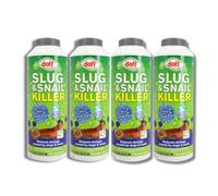 Doff Slug and Snail Killer Pellets Garden Slug Repellent Pet Friendly Organic 500g (Pack of 4)