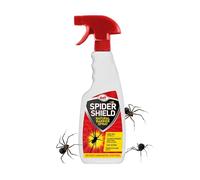 Doff Spider Shield Natural Barrier Spray - Non-Kill Spider Repellent | Fast Acting, Fresh Aroma | Clears Spiders & Prevents Webs Indoors & Around Entry Points | Safe, Natural Spider Deterrent.