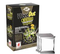 Doff Weed Killer Concentrate Sachets 4 x 80g - Systemic Weed Killer for Annual & Deep Rooted Weeds - Covers Up to 128m² - For Paths, Patios & Driveways