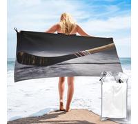DOFFO Microfiber Beach Towel,Hockey Stick Printed Fast Dry Towel Travel Beach Towel Bath Towels Large 31"X 63" Soft Absorbent Lightweight Beach Towel for Camping Pool