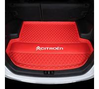 DOFFO Tailored Car Boot Mats for Citroen C5 Aircross 2017-2021 2022 2024,leather Rear Trunk Liner Cargo Tray Floor Carpet Guard Cover Pad Accessories,E-Red