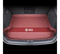 DOFFO Tailored Car Boot Mats for MG ZS (Gasoline/EV) 2017-2024,leather Rear Trunk Liner Cargo Tray Floor Carpet Guard Cover Pad Accessories,F-Wine Red