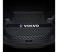 DOFFO Tailored Car Boot Mats for Volvo XC60 NE 2018-2024,leather Rear Trunk Liner Cargo Tray Floor Carpet Guard Cover Pad Accessories,A-Black Beige