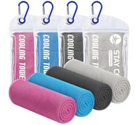 DOFOWORK Cold Towel Cooling Rags 4 Pack 40"x12"