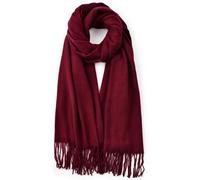 DOFOWORK Scarf for Women - Womens Scarf Pashmina Shawls and Wraps for Evening Dresses, Fashion Long Scarves, 78.7" x 27.5", Burgundy, Large