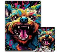 Dog 1000 Piece Jigsaw Puzzle Impossible Jigsaw Puzzles for Adults Ideal for Teenagers & Collectors, Travel Gift, Family Activity 50x75CM/19.68x29.52inch