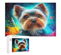 Dog 1000 Piece Jigsaw Puzzles All Ages Science Fiction Jigsaws Evening Wind-Down Activity Challenging Home Decor Stress Relief 1000 PCS