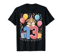 Dog 13th birthday for boy girl 13 years old thirteenth Dog T-Shirt