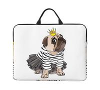 Dog 14 Inch Printed Laptop Sleeve, 600d Oxford-Cloth Shockproof Laptop Case With Thickened Pearl Cotton,Waterproof Portable Laptop Handbag Cover