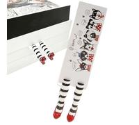 Dog 2 Pieces Bookmarks Evil Witch Evil Witch Bookmark Bookmark Red Witch Slippers Evil Book Marks for Books for Planners, Diaries, Textbooks