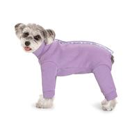 Dog 4-Leg Jumpsuit Winter Warm Coat,Pet Cold Weather Thick Bodysuit for Arthritis Relief,Dog Full Coverage Onesies for Small Medium Male Female Dogs_XL(Purple)